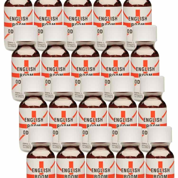 English • 20 x 25ml