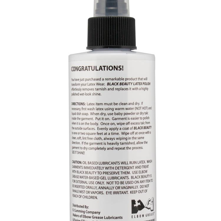 Black Beauty Latex Polish • 8oz