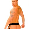 Fist Rubber Jock • Black • Front Logo