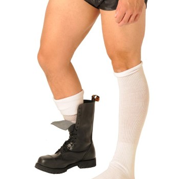 Fist Boot Socks • White