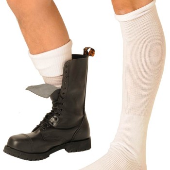 Fist Boot Socks • White