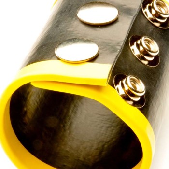 Large Rubber Ball Stretcher • Yellow