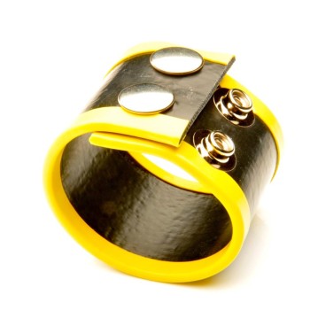 Small Rubber Ball Stretcher • Yellow