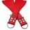 Leather Boot Restraints • Red